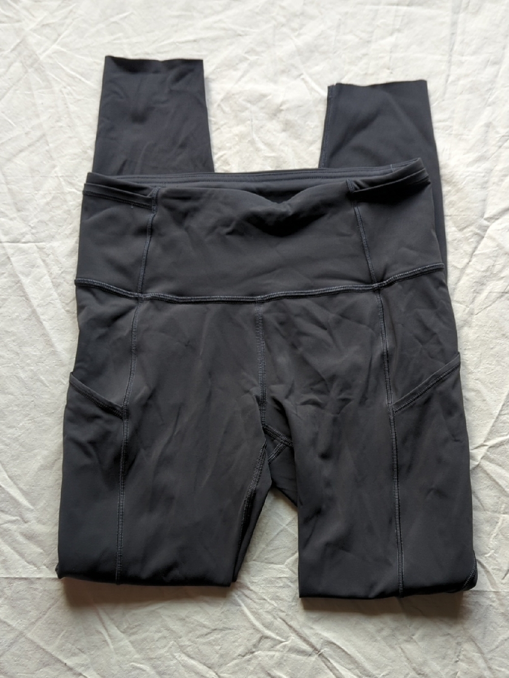 4 Olive Green Lulu Fast And Free Tights - Picture 1 of 5